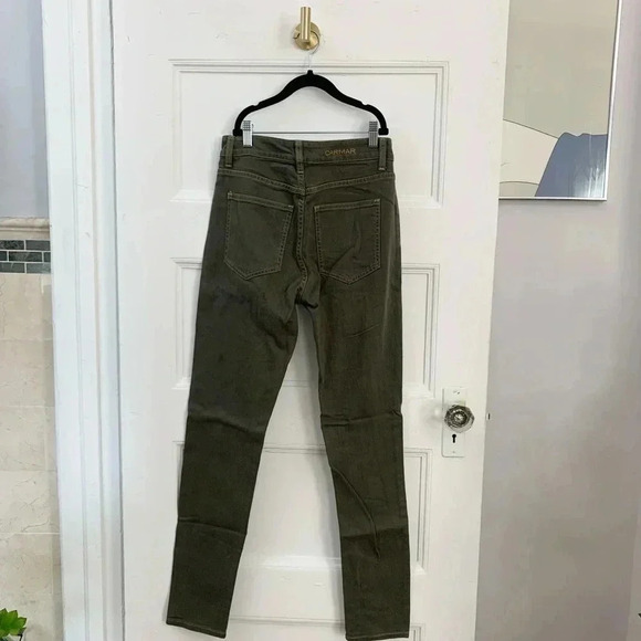 High Rise Carmar Green Denim Jeans - skinny - Picture 6 of 8